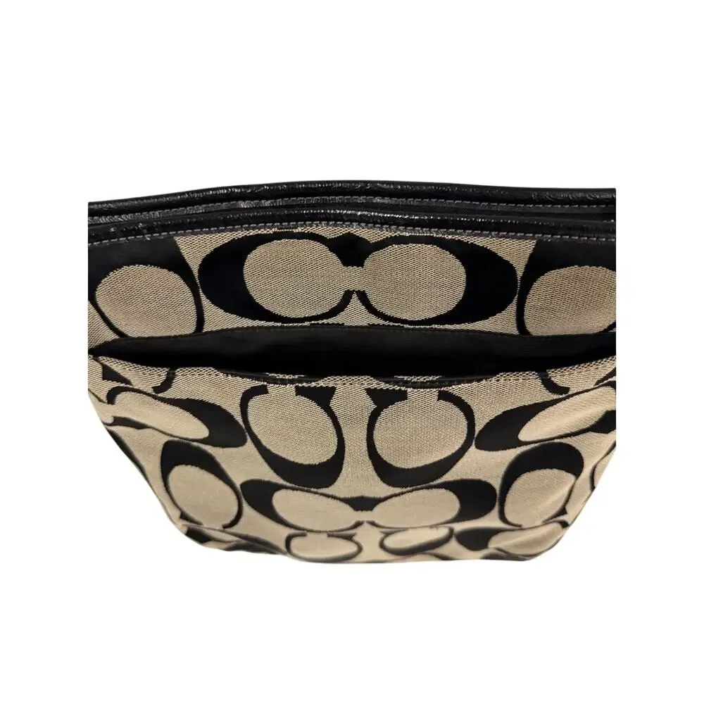 Coach signature crossbody